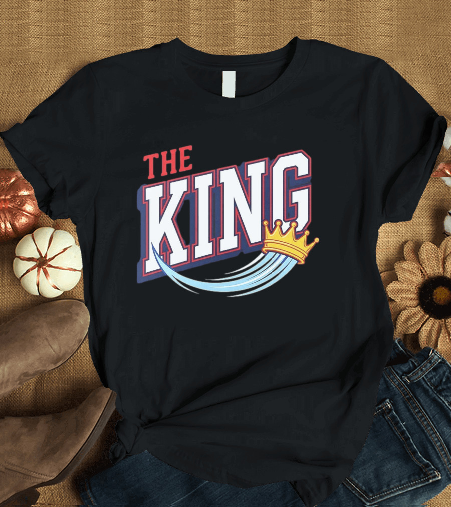 THE KING LeBron James Philadelphia 76ers NBA 2026 T-Shirt