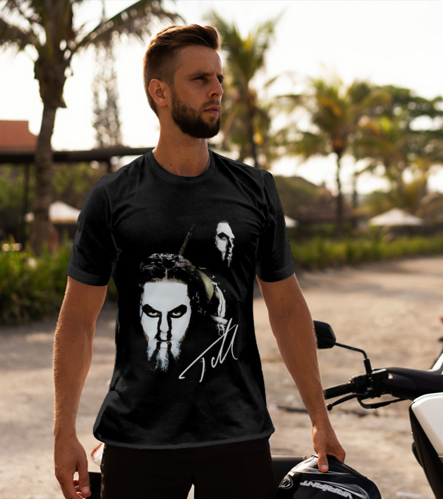 Luchasaurus Mask Illustration AEW Jell Signature T-Shirt