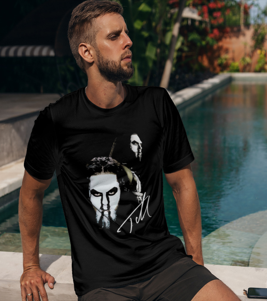 Luchasaurus Mask Illustration AEW Jell Signature T-Shirt
