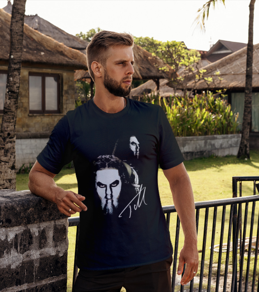 Luchasaurus Mask Illustration AEW Jell Signature T-Shirt