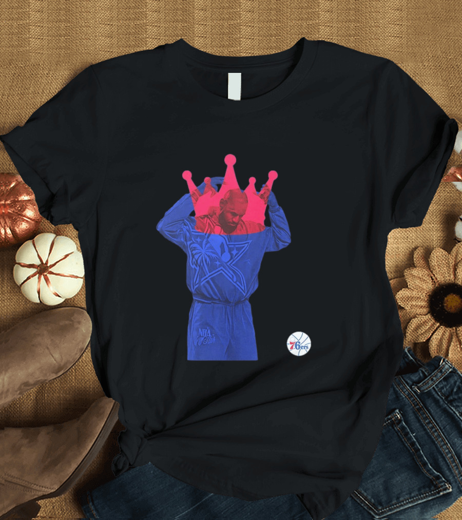 NBA All Star King LeBron James Philadelphia 76ers Season T-Shirt