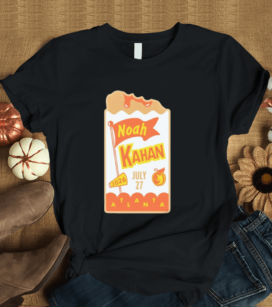 Noah Kahan Atlanta July 27 2026 Event T-Shirt