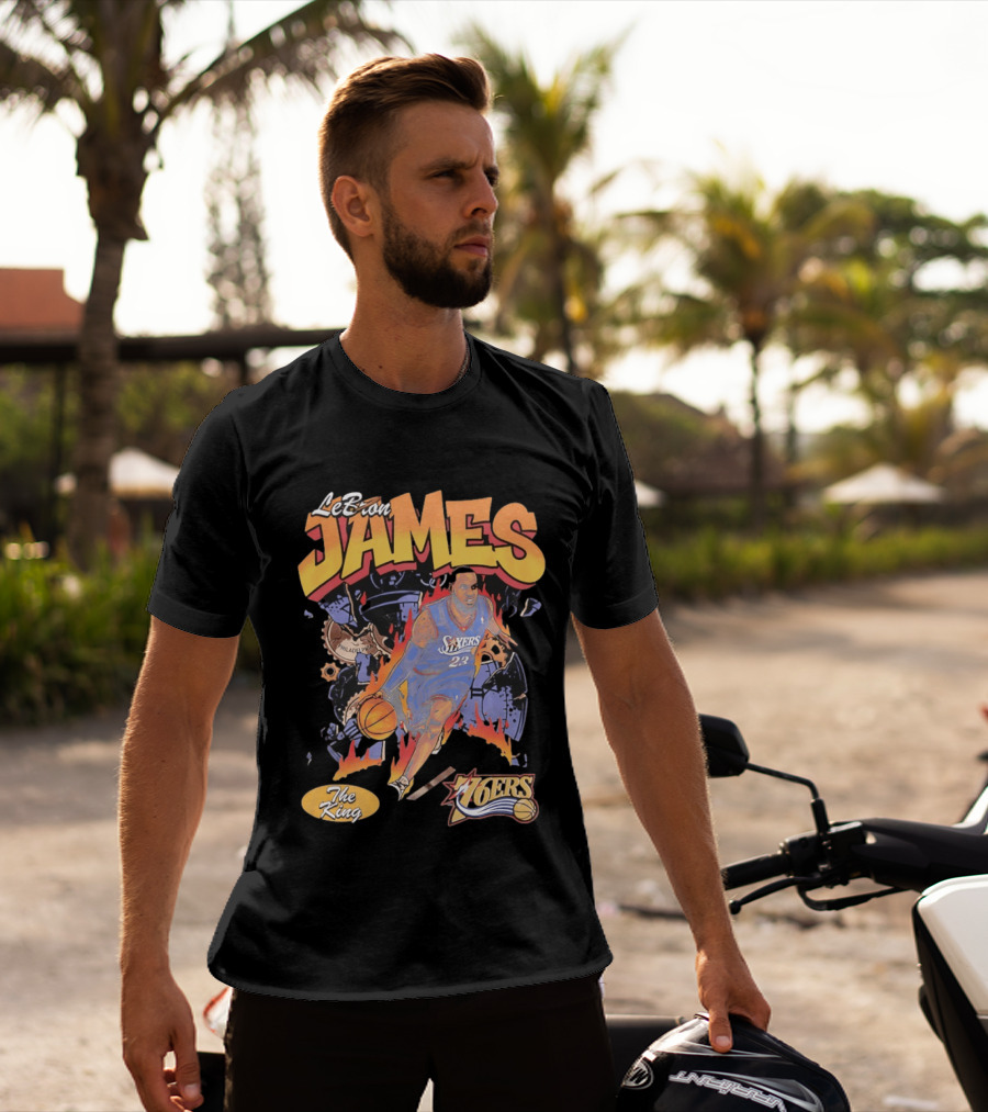 LeBron James 76ers The King Philadelphia 2026 Basketball NBA 23 T-Shirt