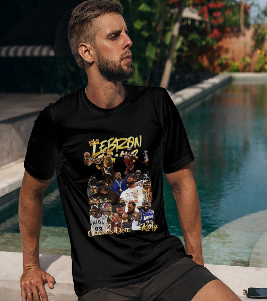 Lebron James Chosen One King Lakers Heat Cavaliers Lakers Champions T-Shirt