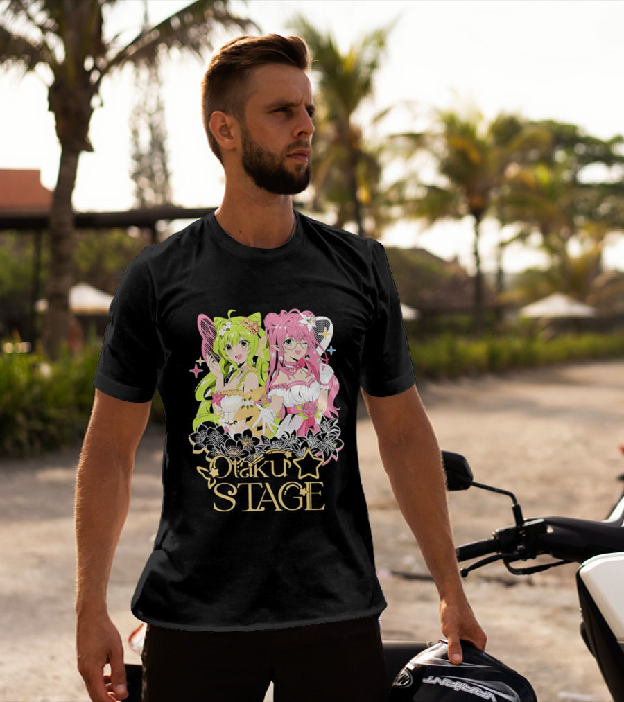 Otaku Stage Inanna Bell Lily Pichu Anime Characters Pastel Aesthetic T-Shirt