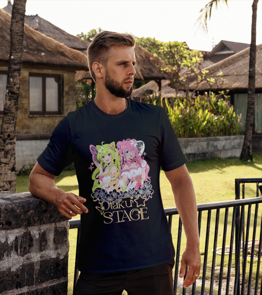 Otaku Stage Inanna Bell Lily Pichu Anime Characters Pastel Aesthetic T-Shirt