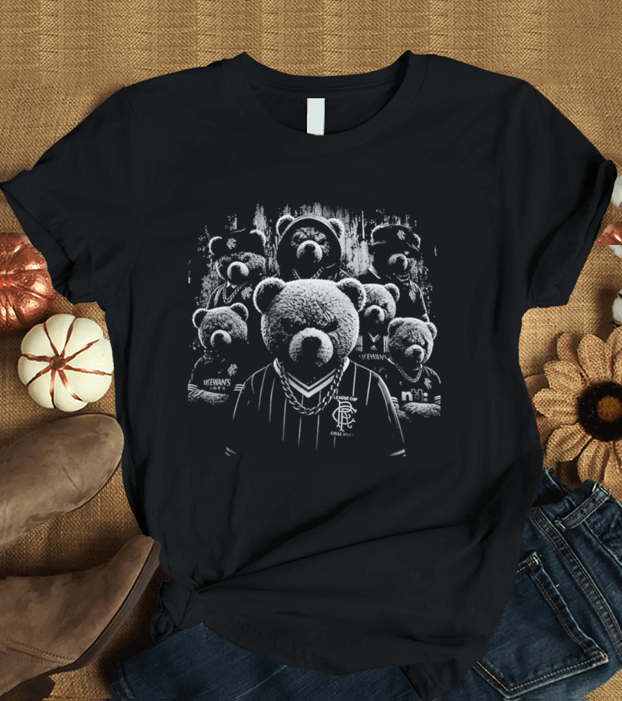 Rangers Gangster Teddy Bears Football Team T-Shirt