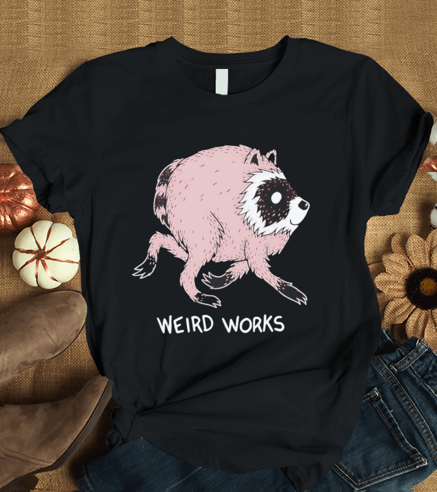 Running Raccoon Weird Works Jimothy T-Shirt