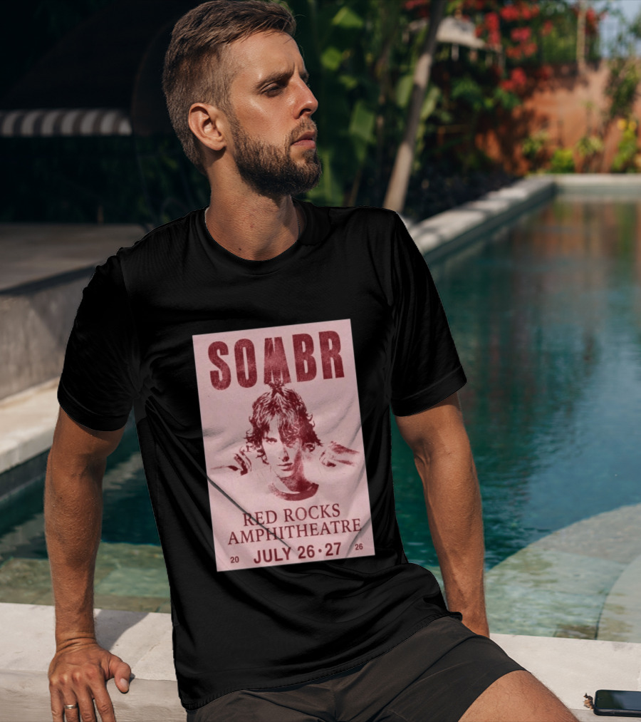 SOMBR Red Rocks Amphitheatre July 26 27 2026 T-Shirt