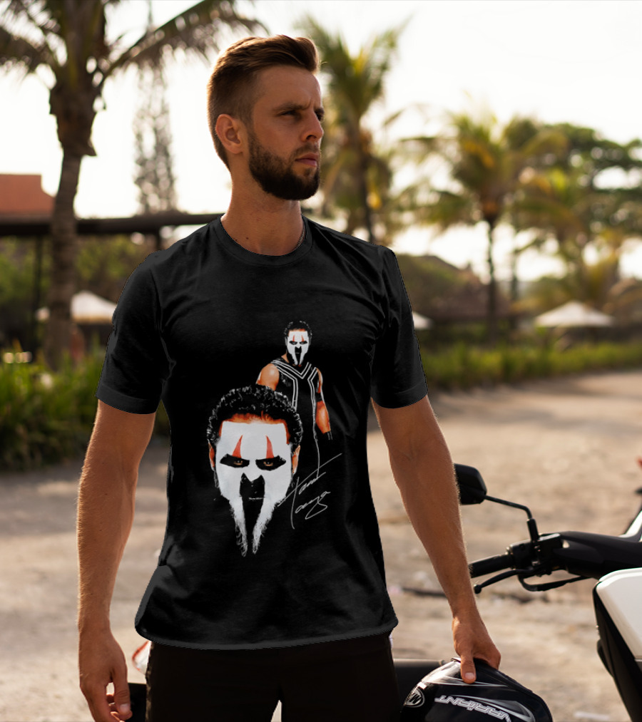 Tama Tonga Face Paint Mask Wrestler Signature T-Shirt
