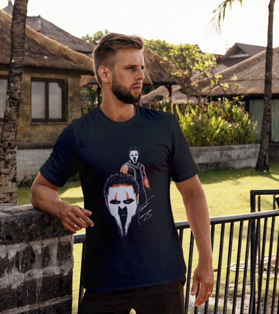Tama Tonga Face Paint Mask Wrestler Signature T-Shirt