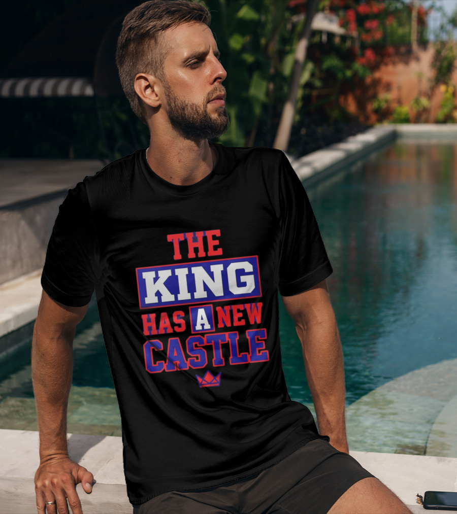 The King Has A New Castle LeBron James Philadelphia 76ers NBA 2026 T-Shirt