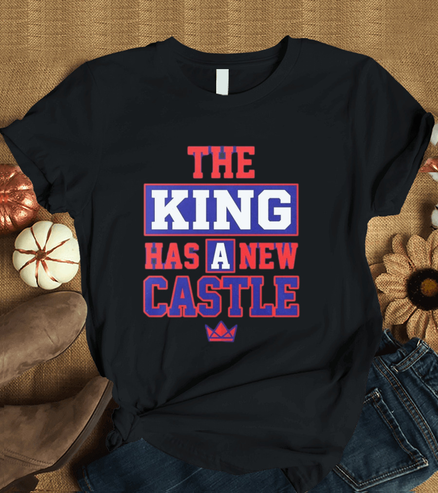 The King Has A New Castle LeBron James Philadelphia 76ers NBA 2026 T-Shirt