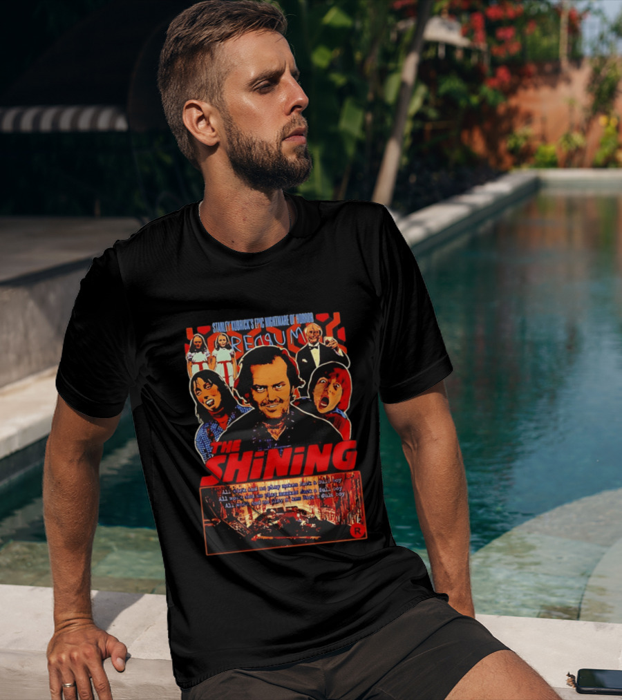 The Shining Stanley Kubrick Epic Nightmare Of Horror REDRUM T-Shirt