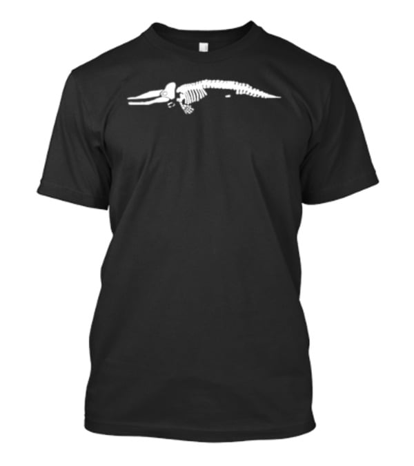 Worst Aquarium Ever New Bedford Whaling Museum Skeleton Whale T-Shirt
