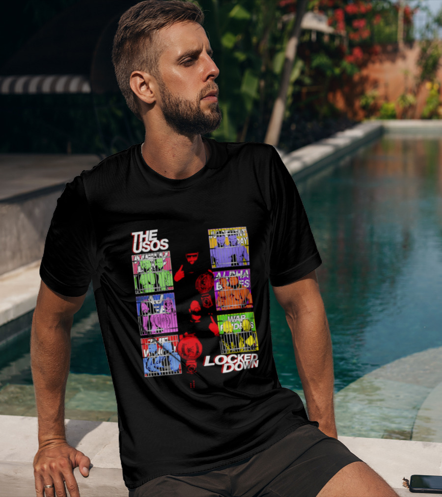 The Usos Locked Down WWE The Judgment Day New Day Alpha Academy T-Shirt