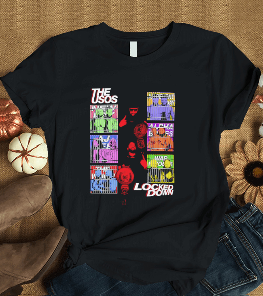 The Usos Locked Down WWE The Judgment Day New Day Alpha Academy T-Shirt