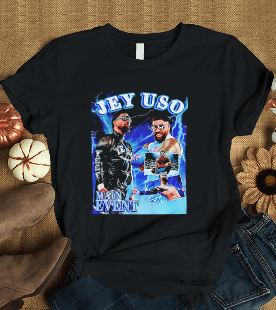 Jey Uso Main Event Yeet Energy Wrestling Highlights T-Shirt