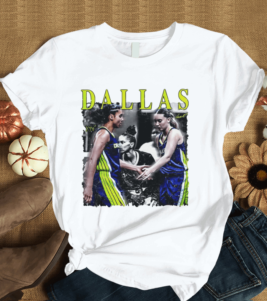 Dallas Wings Azzi Fudd Paige Bueckers WNBA 2026 Signatures T-Shirt