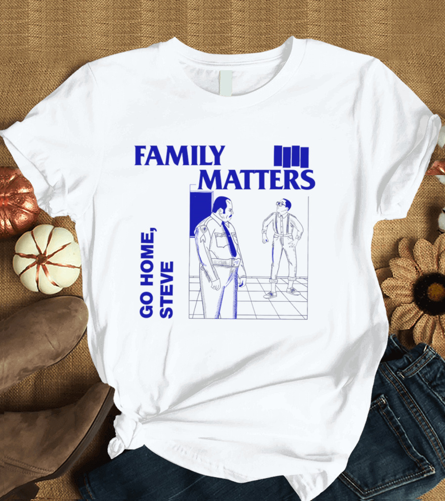 Family Matters Go Home Steve TV Show Humor Scene T-Shirt