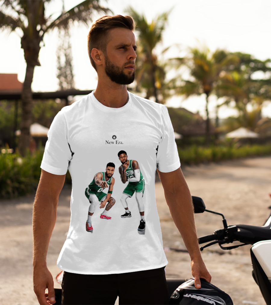 Boston Celtics Jayson Tatum Paul George New Era T-Shirt