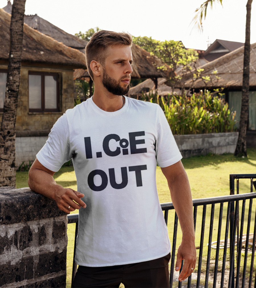 N3on Ryan Garcia I.C.E Out No One Is Illegal On Stolen Land T-Shirt