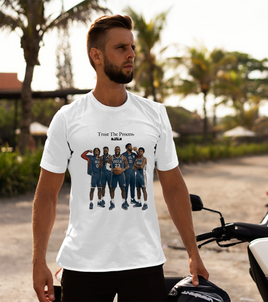 Trust The Process Philly Basketball Team Players T-Shirt
