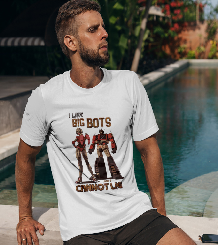 I Like Big Bots And I Cannot Lie Optimus Prime Elita One Transformers Generation 1 T-Shirt