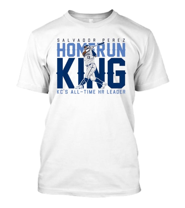 Salvador Perez Home Run King KC's All Time HR Leader T-Shirt