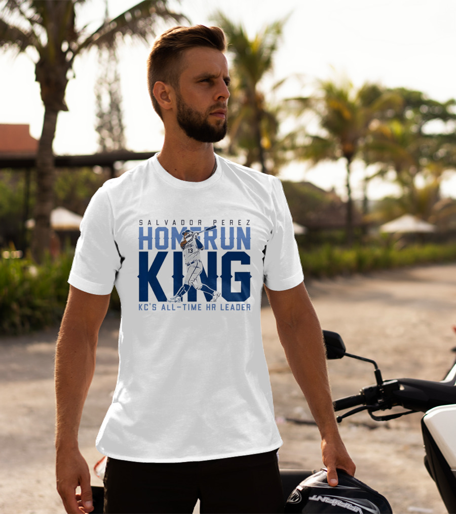 Salvador Perez Home Run King KC's All Time HR Leader T-Shirt