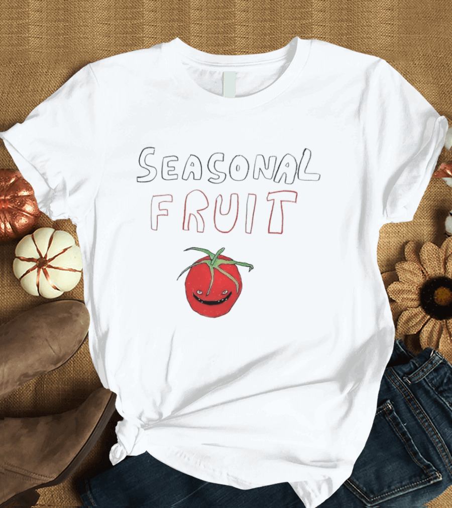 Seasonal Fruit Tomato With Painted Face T-Shirt