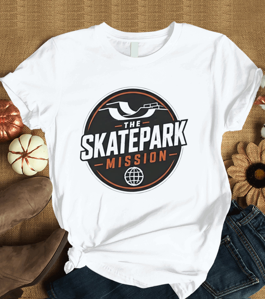 The Skatepark Mission Adventure With Ramp And Globe T-Shirt