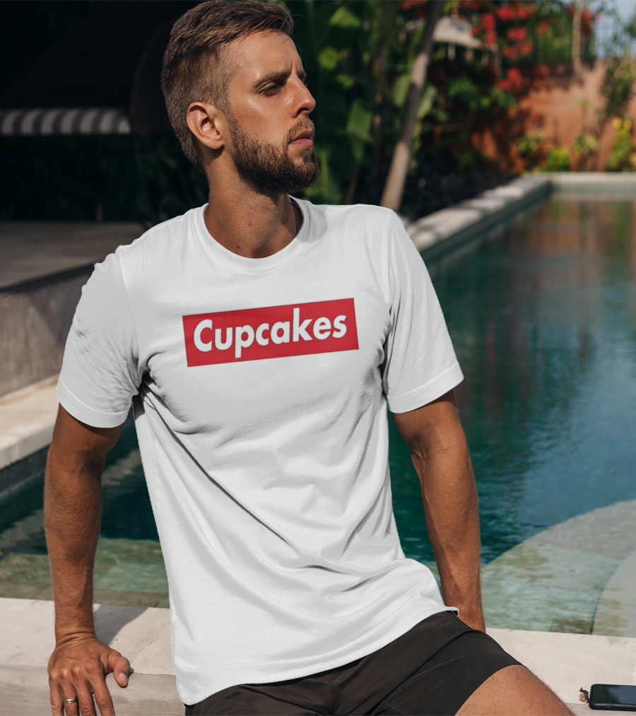 Treat Yourself To Delicious Cupcakes Red Box T-Shirt