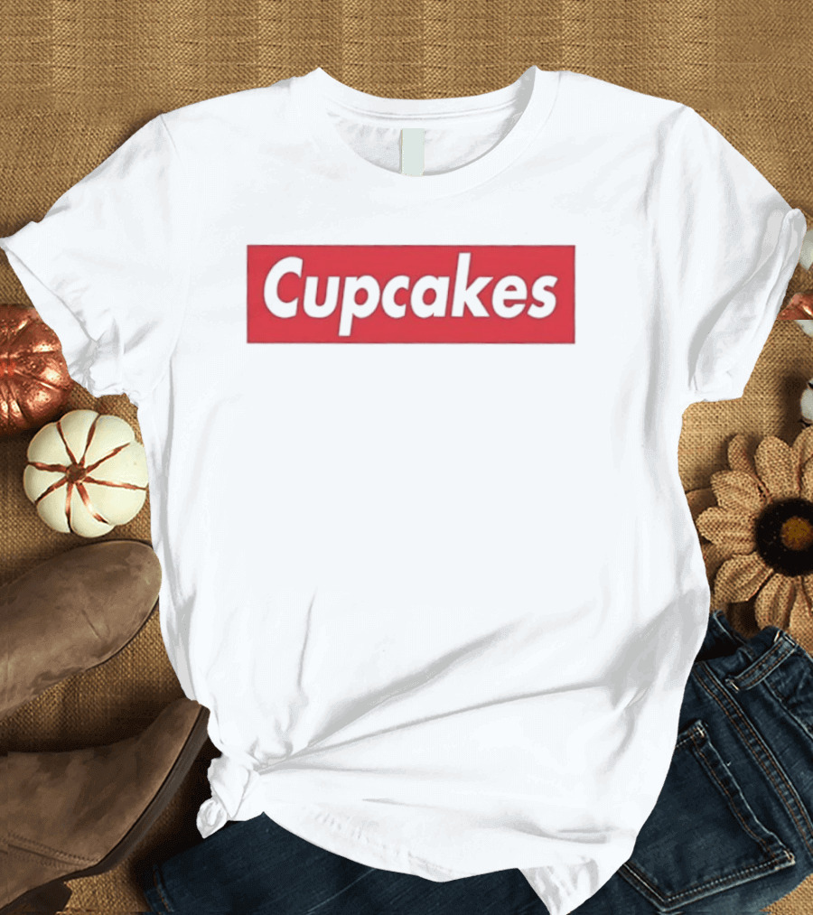 Treat Yourself To Delicious Cupcakes Red Box T-Shirt