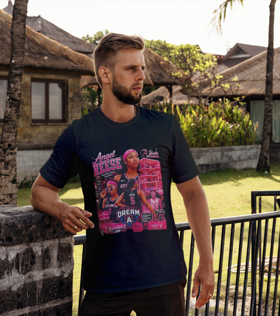 Angel Reese Barbie Dreamhouse Atlanta Dream Basketball Dawg Confidence Dominant T-Shirt