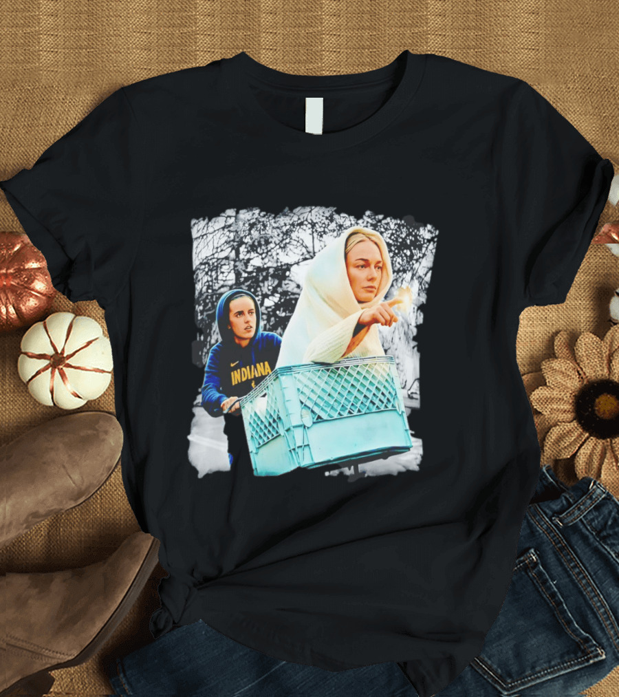 Caitlin Clark Sophie Cunningham ET Indiana Fever Basketball Iconic Movie Mashup 2026 T-Shirt