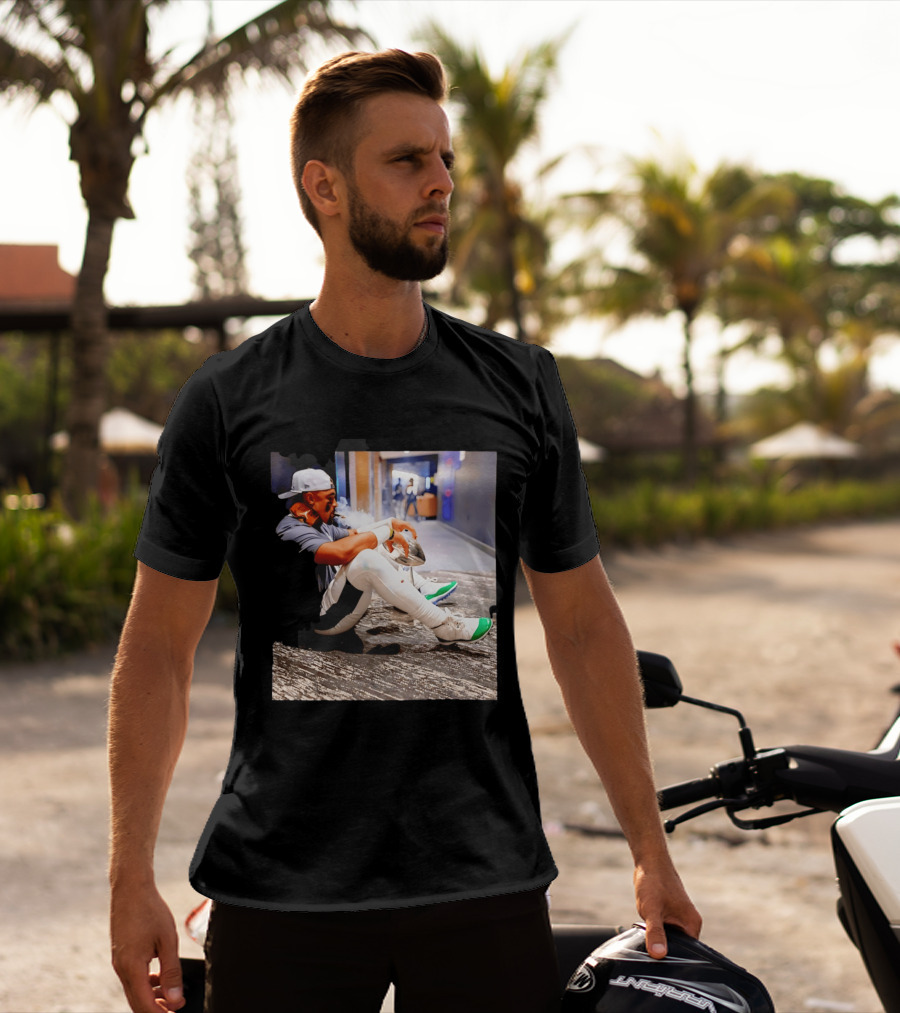Jalen Hurts Philadelphia Eagles Smoking Trophy Cigar Celebratory Moment T-Shirt