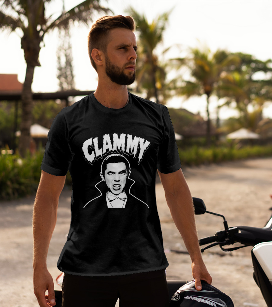 Clammy Dracula Vampire Halloween Costume T-Shirt