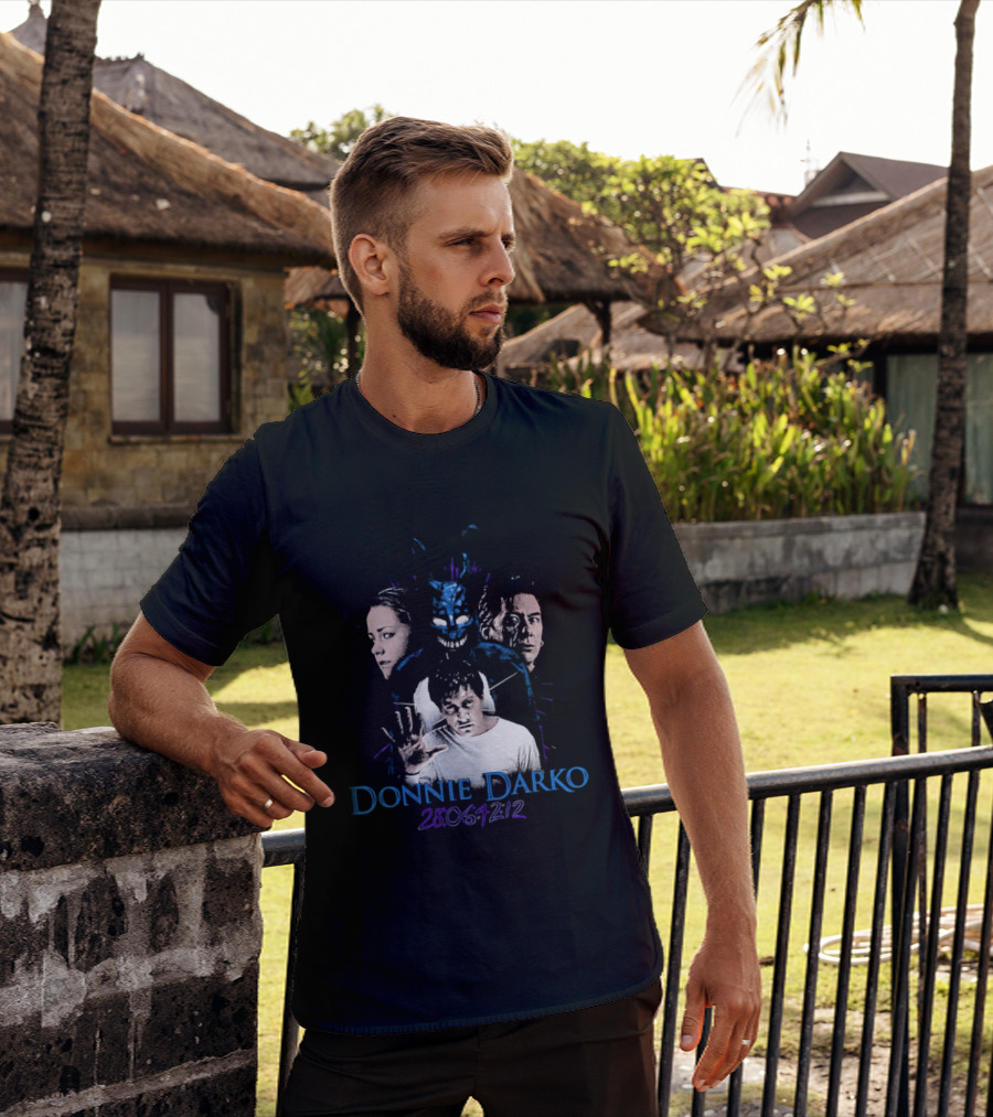 Donnie Darko 28 06 42 12 Characters And Mask T-Shirt