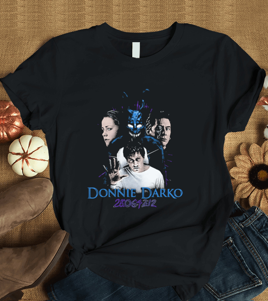 Donnie Darko 28 06 42 12 Characters And Mask T-Shirt