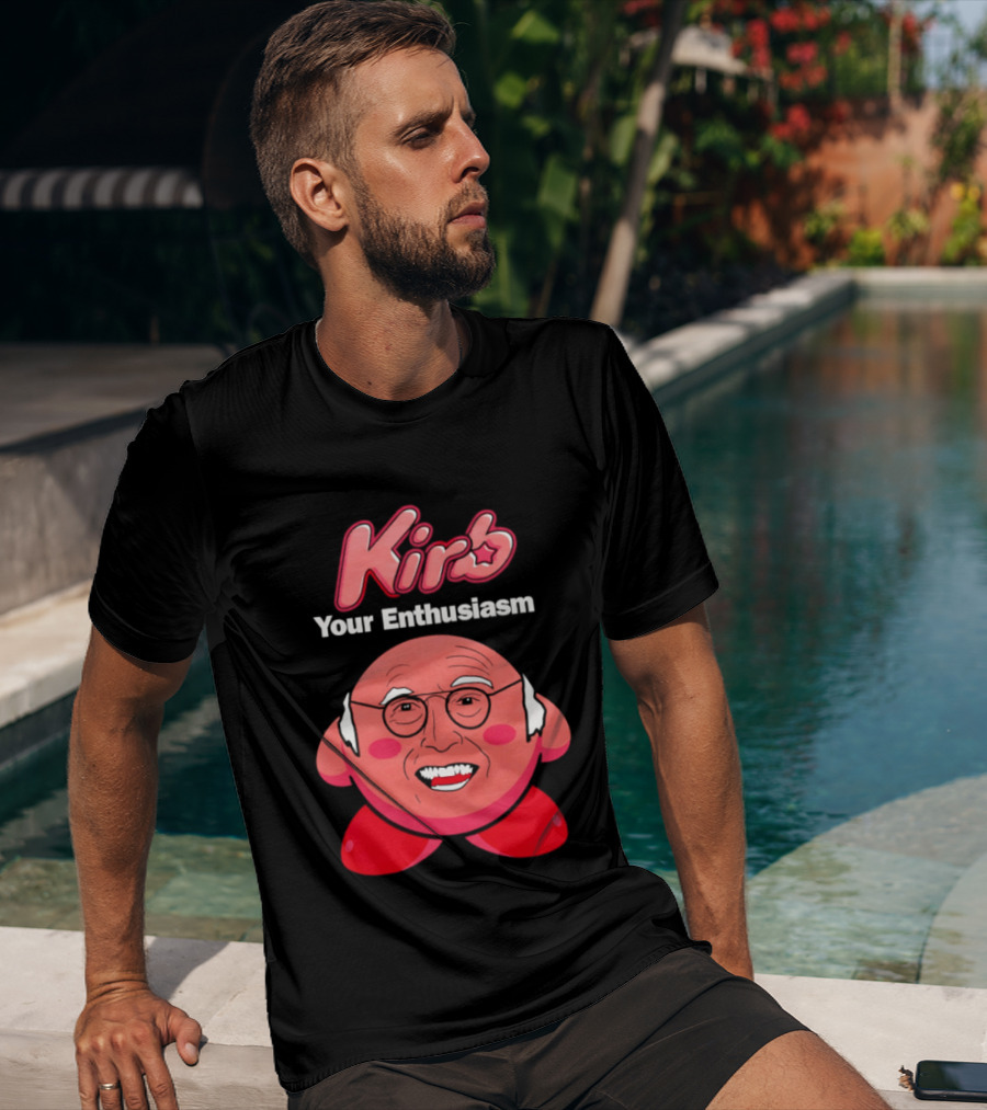 Kirb Your Enthusiasm Kirby Larry David T-Shirt