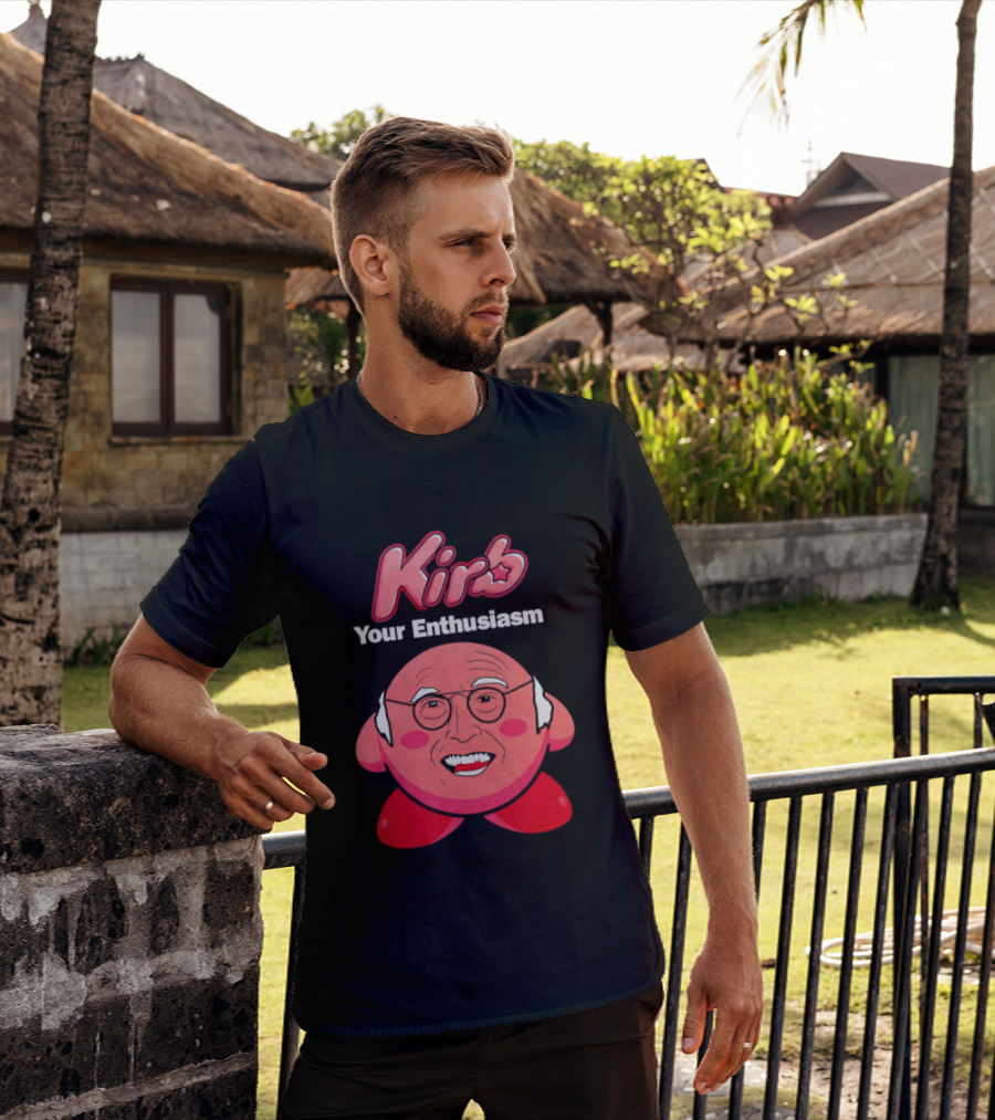 Kirb Your Enthusiasm Kirby Larry David T-Shirt