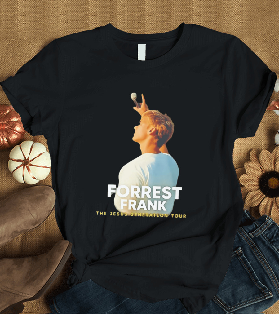 Forrest Frank The Jesus Generation Tour Microphone Pose T-Shirt