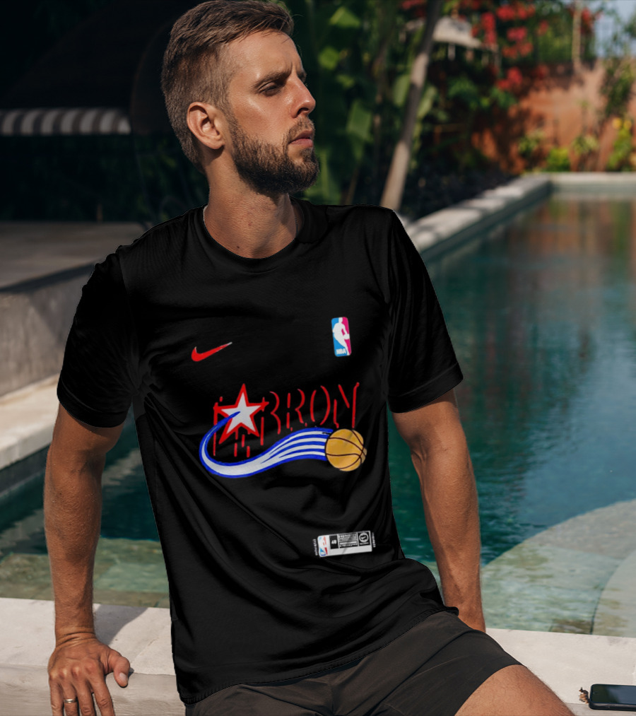Nike NBA LeBron Star Basketball Graphic Philadelphia 76ers T-Shirt
