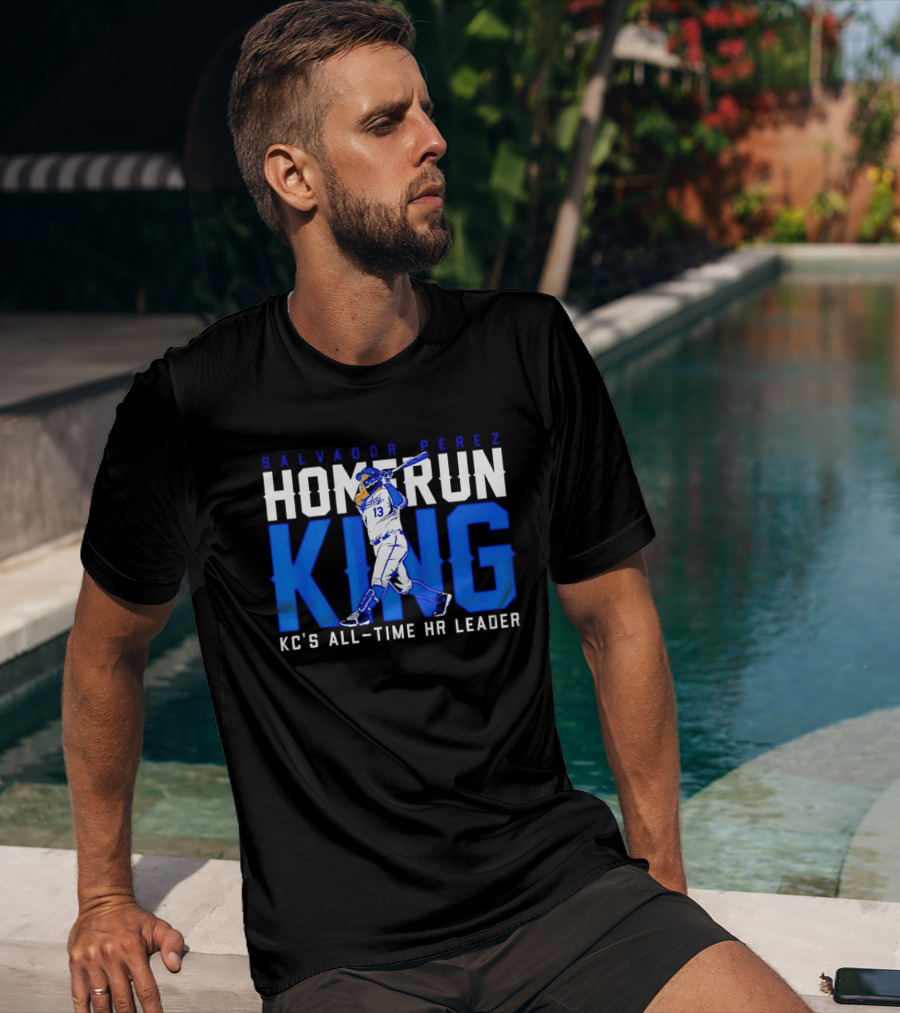 Salvador Perez Homerun King KC's All Time HR Leader T-Shirt