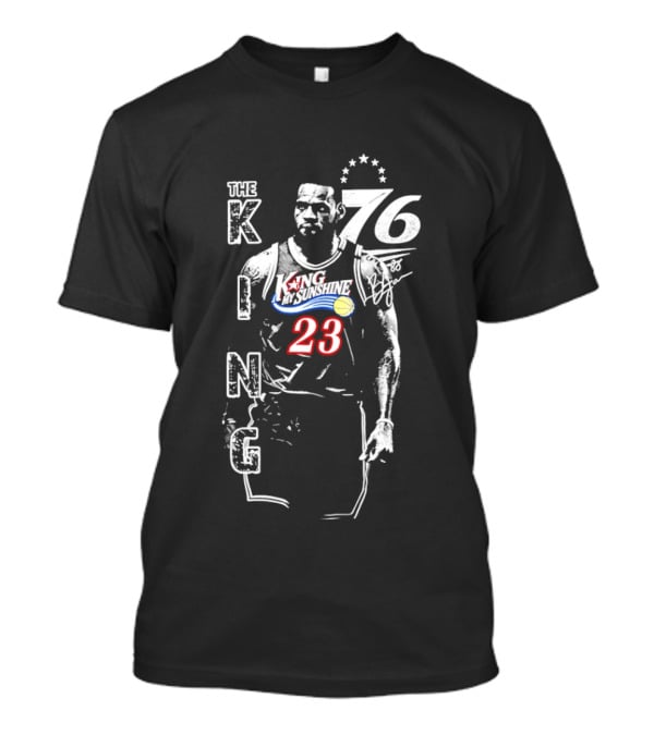LeBron James The King 23 My Sunshine 76 Iconic Basketball Star T-Shirt