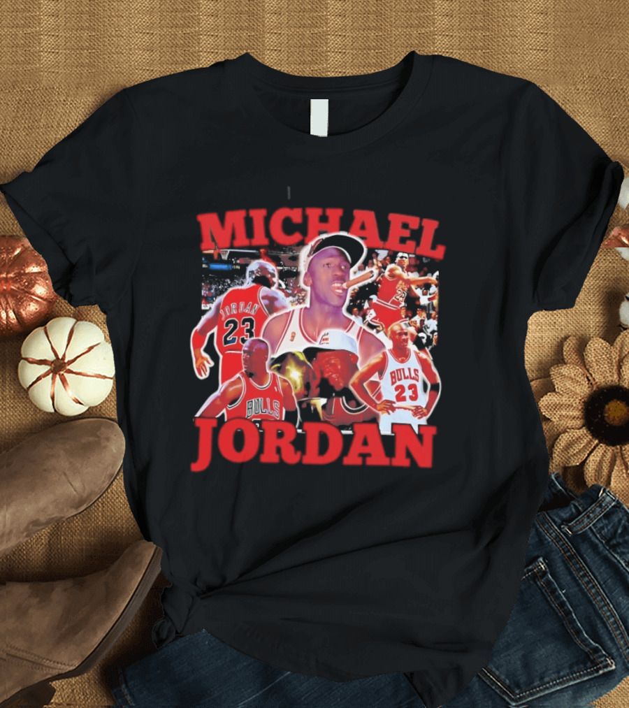 Michael Jordan 23 Bulls 90s T-Shirt