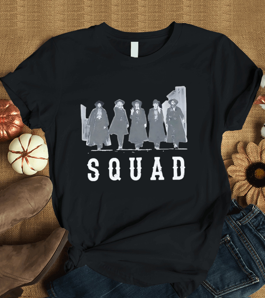 SQUAD Western Movie Characters Clint Eastwood Cowboy T-Shirt