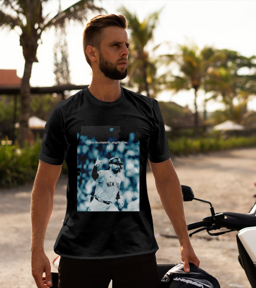 New York Yankees Float Like A Butterfly Sting Like A Bee T-Shirt