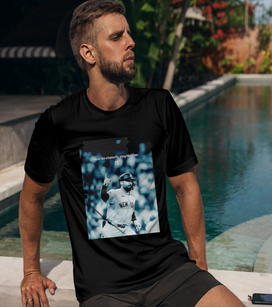 New York Yankees Float Like A Butterfly Sting Like A Bee T-Shirt